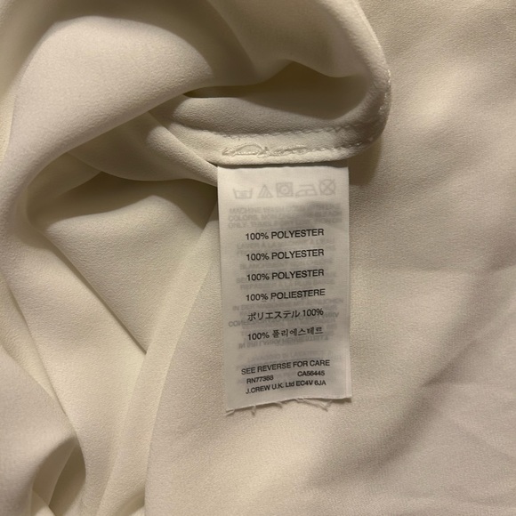 J crew white sleeveless blouse sz 00 - Picture 5 of 7